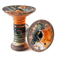 Korunka Vintage Glass Alien Flat oranžová