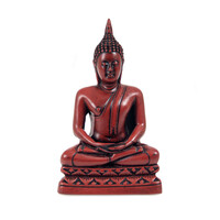 Soška resin Buddha Meditation 16,5 cm hnědá