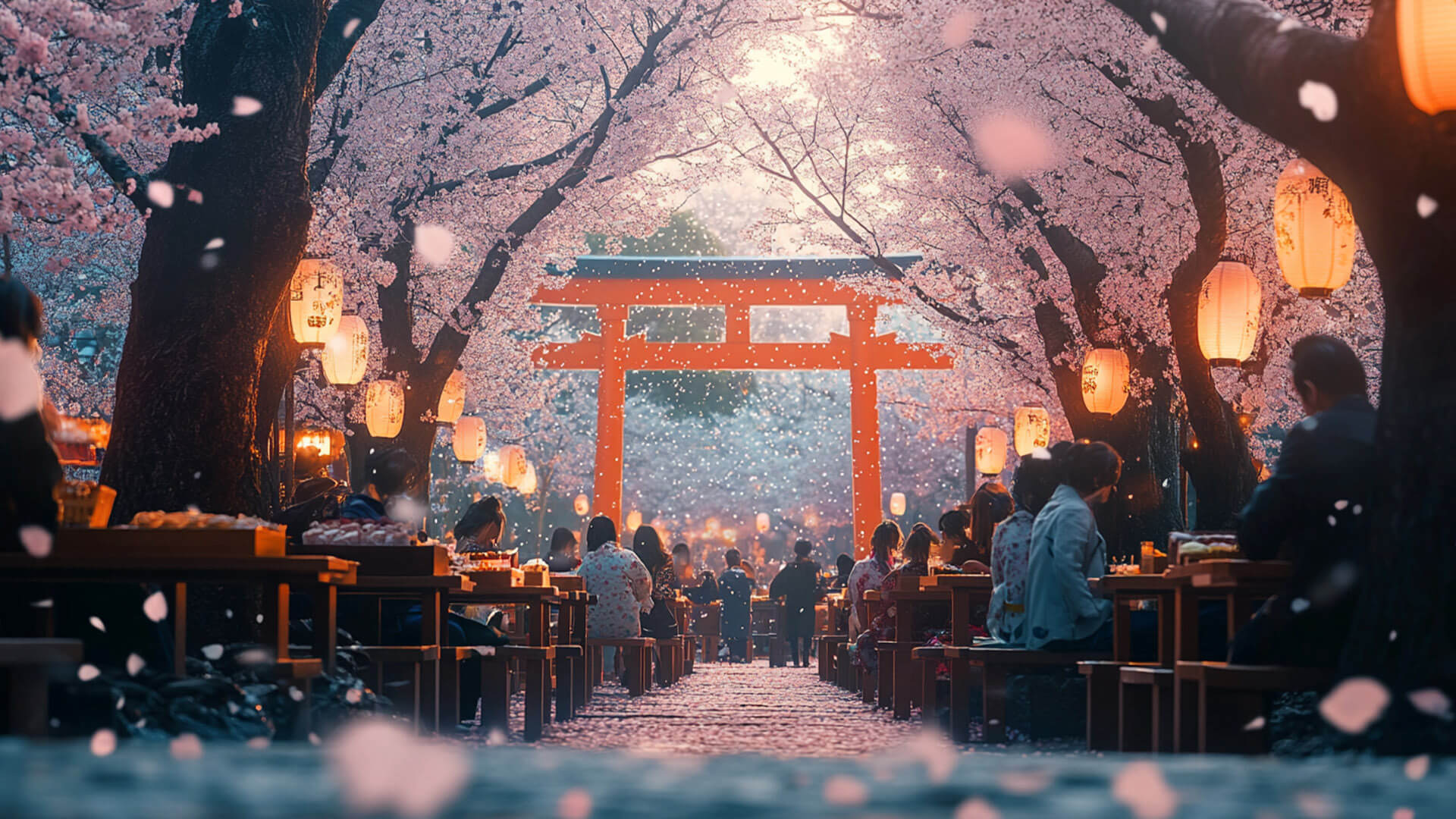 Oslava japonského svátku Hanami